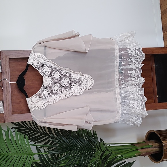 Modcloth To Quiche Their Own Lace Cardi - Picture 5 of 7